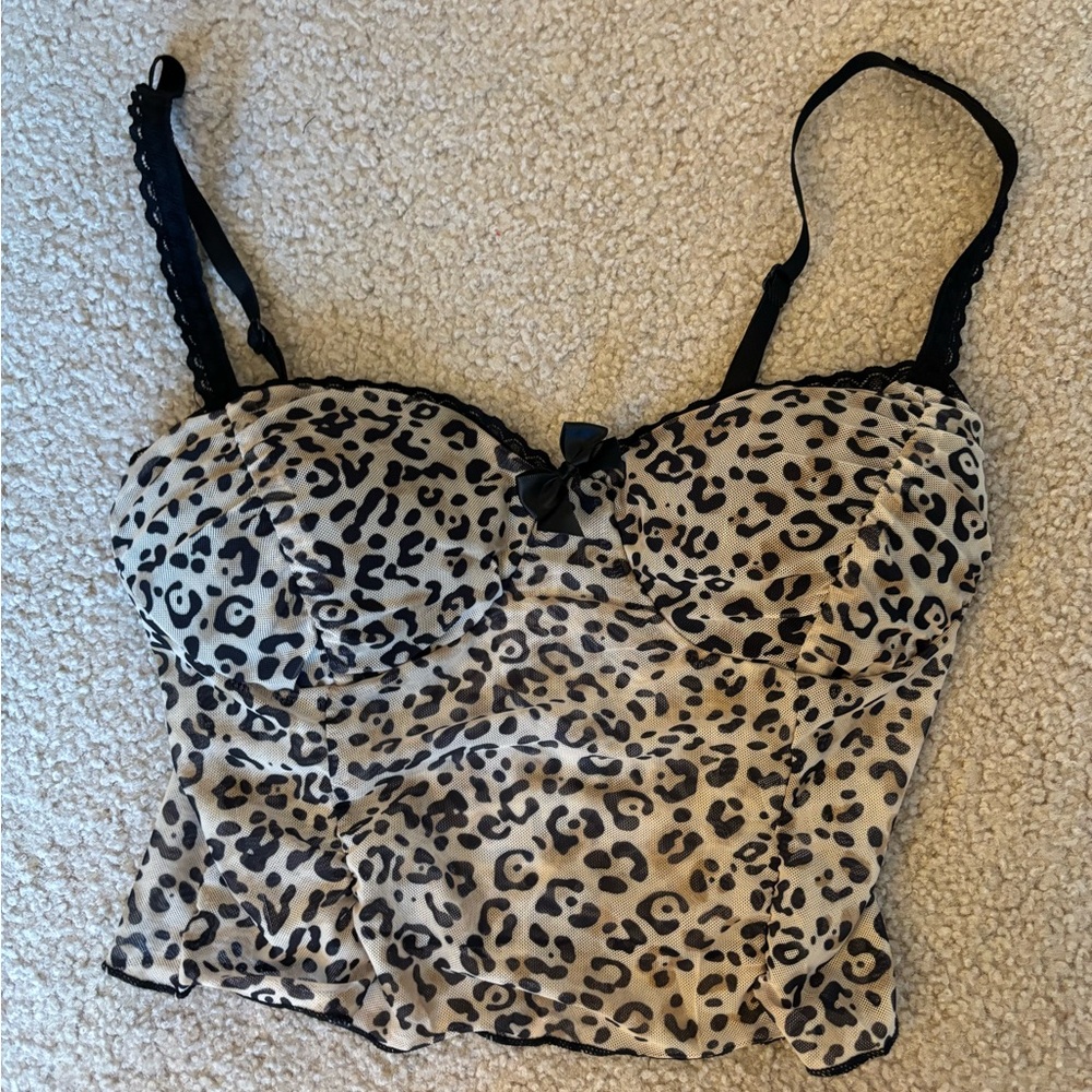 Cheetah tank top